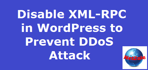 Disable XML-RPC in WordPress to Prevent DDoS Attack