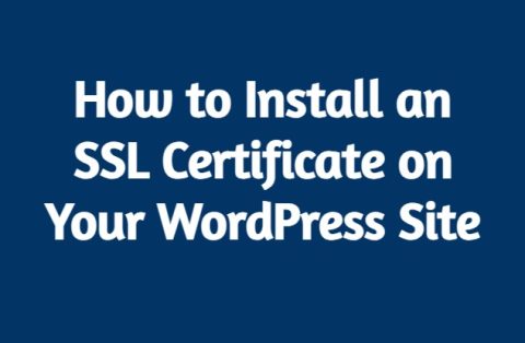 How to Install an SSL Certificate on Your WordPress Site - Netzole