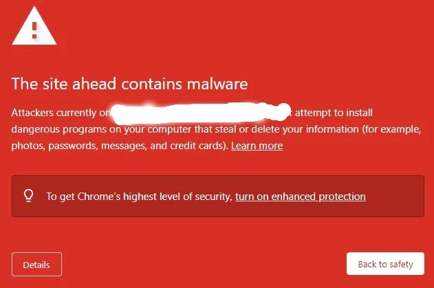 google-blacklist-warning